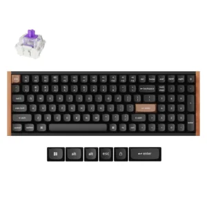 Keychron K4 HE Wireless Magnetic Switch Custom Keyboard - Special Edition Black/Gateron Double-Rail Magnetic Switches
